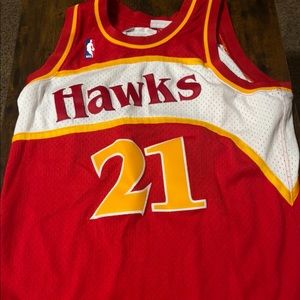 Atlanta Hawks Hardwood Classics Vintage Jersey
